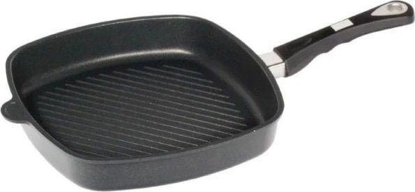 Patelnia AMT-Gastroguss grillowa Tytanowa 28cm