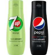 Syropy i koncentraty owocowe - Zestaw 2 koncentratów SodaStream 7UpFREE+Pepsi Max - miniaturka - grafika 1