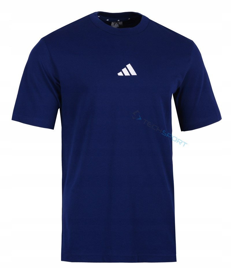 ADIDAS WYGODNA KOSZULKA MÄSKA BAWEĹNIANA Z HAFTOWANYM LOGIEM L