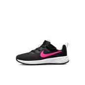 Buty dla dziewczynek - Nike Revolution 6 Nn Obuwie turystyczne Black/Hyper Pink-Pink Foam 32 - miniaturka - grafika 1