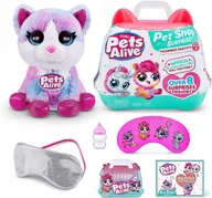 Maskotki i pluszaki - Zuru Pets Alive Kotek Interaktywny Kot Przytulanka Z Dźwiękami Prezent - miniaturka - grafika 1