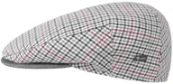 Czapki męskie - Płaski Kaszkiet Inglese Bic by Lipodo, szaro-czarny, 57 cm - miniaturka - grafika 1