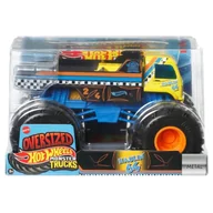 Samochody i pojazdy dla dzieci - Hot Wheels Monster Trucks Oversized Duży Pojazd Samochodzik 1:24 Volkswagen Haulin' 64 3+ - miniaturka - grafika 1