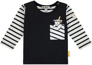 Bluzki dla niemowląt - Steiff Koszulka w kolorze czarno-białym - grafika 1