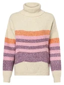 Swetry damskie - Esprit Casual - Sweter damski, beżowy|lila|wielokolorowy - miniaturka - grafika 1