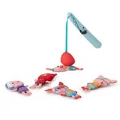 Zabawki do kąpieli - Lilliputiens Zestaw do wędkowania w kąpieli Wilk Louis 12 m+ - miniaturka - grafika 1