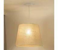 Lampy sufitowe - Duolla - Żyrandol na lince YUTE 1xE27/15W/230V śr. 38 cm szary - miniaturka - grafika 1