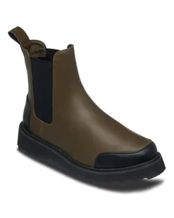 Roxy Damskie sztyblety Idalie, czarne/khaki, 40 EU, Black khaki., 40 EU - Botki damskie - miniaturka - grafika 1