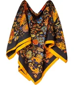 Apaszki i szaliki damskie - Chusta delikatna elegancka apaszka ozdobiona przepięknym wzorem - miniaturka - grafika 1