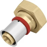 Łączniki, trójniki, kształtki - Kan Press Półśrubunek mosieżny z płaskim uszczelnieniem 16 mm x1/2" - miniaturka - grafika 1