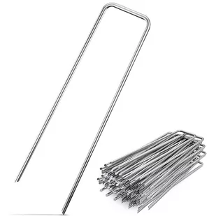 Szpilka metal.galw.U 7cm/15cm-100szt LUZ ATSMGU1715/100L BRADAS - Agrowłókniny - miniaturka - grafika 1