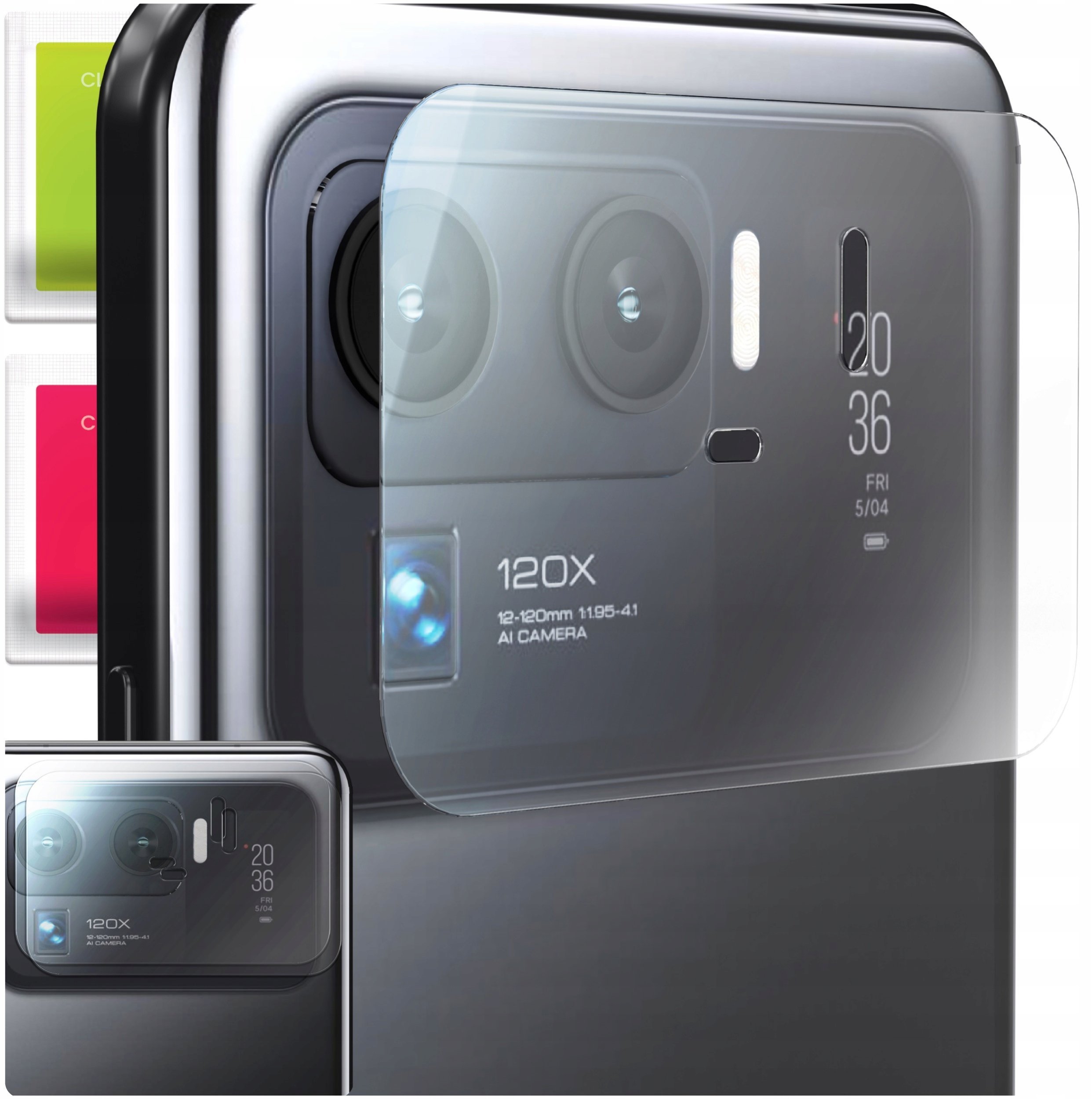 2-PAK Szkło Na Aparat Do Xiaomi Mi 11 Ultra Hartowane, Na Obiektyw, 9H