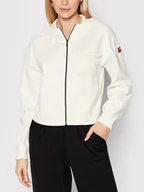 Bluzy damskie - Bluza damska rozpinana streetwear z kapturem Fila FAW0014-10000 M Beżowa (4064556213730). Bluzy damskie streetwear - miniaturka - grafika 1