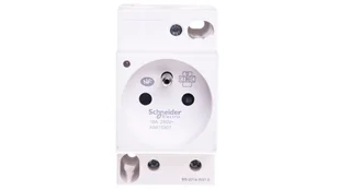 Schneider Electric Polska sp. z o.o. Gniazdo modułowe z lampką iPC 2P+E 10/16A 250V na szynę białe A9A15307 - Gniazdka elektryczne - miniaturka - grafika 2