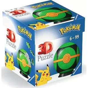 Puzzle 3D RAVENSBURGER Kula Pokémon Repeat Ball 11626 (54 elementy) - Puzzle - miniaturka - grafika 1