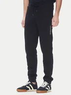 Spodnie sportowe męskie - Bugatti Spodnie dresowe 8250 75070C Granatowy Regular Fit - miniaturka - grafika 1