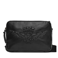 Torby męskie - Saszetka Aeronautica Militare 252BO1149DPL00308 Czarny - miniaturka - grafika 1