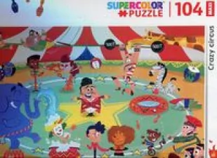 Puzzle Supercolor 104 Maxi Crazy circus - Puzzle - miniaturka - grafika 2