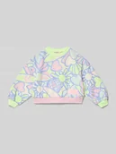 Bluzy dla dziewczynek - Bluza ze wzorem na całej powierzchni - miniaturka - grafika 1