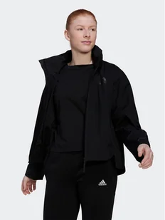 adidas Kurtka przeciwdeszczowa Terrex Traveer RAIN.RDY HG6021 Czarny Loose Fit - Kurtki damskie - miniaturka - grafika 1