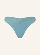 Stroje kąpielowe - Calvin Klein Dół Od Bikini Brazylijskiego Ck Monogram Texture blau - miniaturka - grafika 1