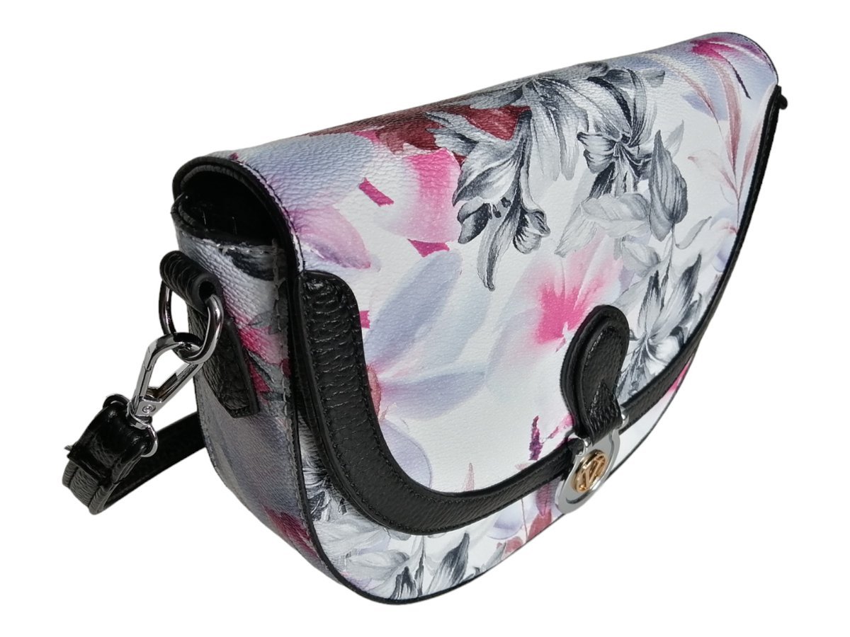 Klasyczna Torebka Damska Listonoszka Na Ramię - Czarna Damska Torebka