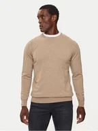 Swetry męskie - INDICODE Sweter Wildman 35-697 Beżowy Regular Fit - miniaturka - grafika 1