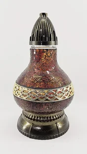 Znicz KARAFA mała bursztynowa - Lampiony i znicze - miniaturka - grafika 1