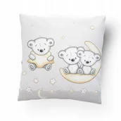 Pościel dla dzieci - POSZEWKA NA PODUSZKĘ 40x40 BAWEŁNA ZAMEK WZORY! - miniaturka - grafika 1