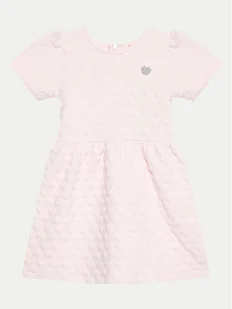 Guess Sukienka elegancka K4YK08 KCBX0 Różowy Regular Fit - Sukienki i spódniczki dla dziewczynek - miniaturka - grafika 1