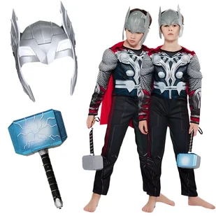 Strój Przebranie Kostium Thor Maska Młot 104/110, Hopki - Dodatki do strojów karnawałowych - miniaturka - grafika 1