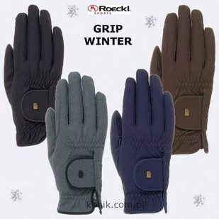 Roeckl Rękawiczki zimowe GRIP WINTER 3301-527 - Rękawiczki jeździeckie - miniaturka - grafika 1