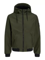 Kurtki męskie - Jack & Jones Kurtka przejściowa "Classic" w kolorze khaki - miniaturka - grafika 1