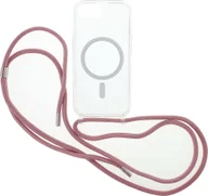 Etui i futerały do telefonów - Etui na telefon komórkowy ze smyczą do iPhone SE 2025, Fixed MagPure Neck z MagSafe, różowy - miniaturka - grafika 1