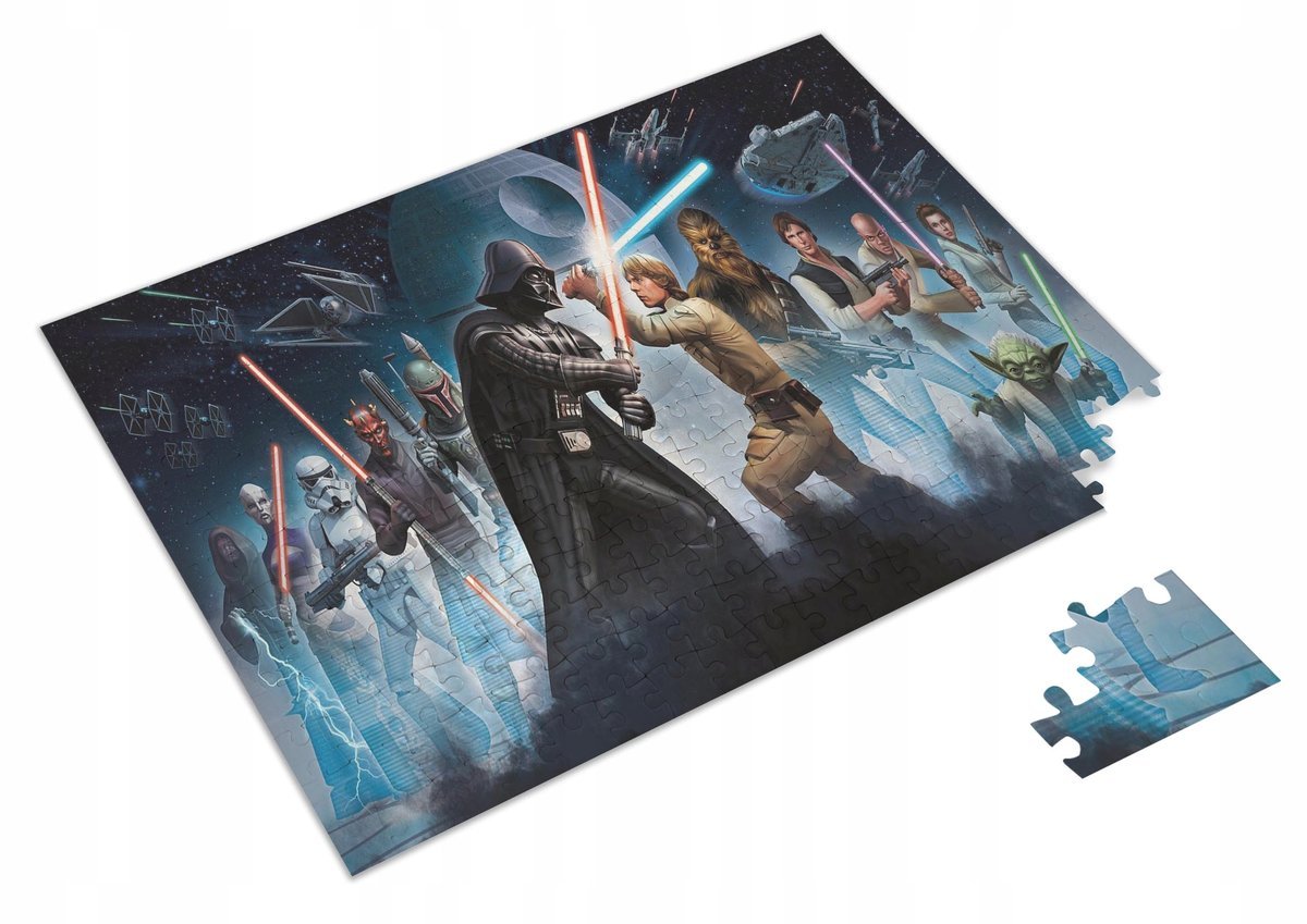 PUZZLE Star Wars Gwiezdne Wojny Darth Vader + IMIĘ Pudełko 120 el.