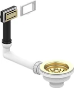 Syfony - Odpływ ALVEUS MONARCH ODPŁYW PRZELEW HALB RAMKA BLASZKA złoty PVD (1144841) - miniaturka - grafika 1