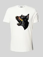 Koszulki męskie - T-shirt o kroju regular fit z okrągłym dekoltem - miniaturka - grafika 1