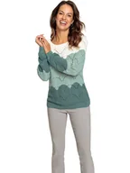 Swetry damskie - WITT WEIDEN Sweter w kolorze kremowo-zielono-turkusowym - miniaturka - grafika 1