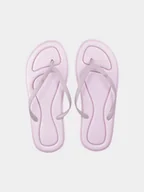 Klapki i japonki damskie - Japonki plażowe na lato damskie 4F 4FMM00FFLIF020A-56S Różowy - miniaturka - grafika 1