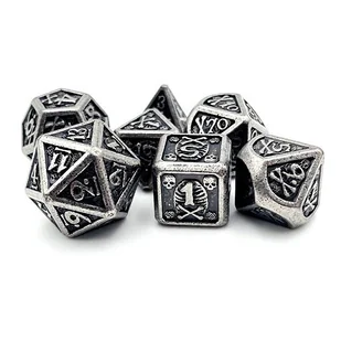 Kostki RPG Henry Every Zestaw 7 Metalowych Kości - Gry planszowe - miniaturka - grafika 1