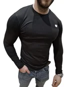Koszulki męskie - Longsleeve czarny męski Furia - miniaturka - grafika 1