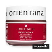 Balsamy i kremy do ciała - Orientana Body Butter Japenese Rose Masło do ciała - róża japońska 100 g - miniaturka - grafika 1