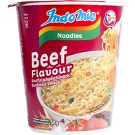 Szybkie dania obiadowe - Indomie zupka o smaku wołowiny 58g Kubek - miniaturka - grafika 1