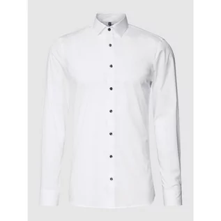 Koszule męskie - Koszula biznesowa o kroju super slim fit z kołnierzykiem typu kent model Modern Kent - OLYMP No. Six - grafika 1
