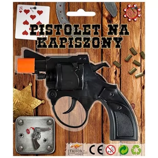Pistolet na spłonki PISAREK 409C25 - Zabawki militarne - miniaturka - grafika 1