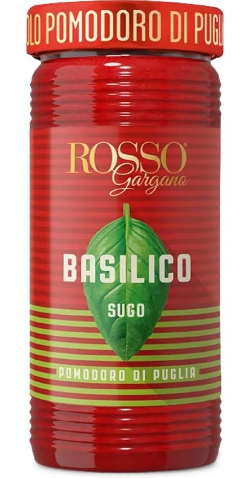 Sos pomidorowy z bazylią Sugo Basilico 290g - Rosso Gargano