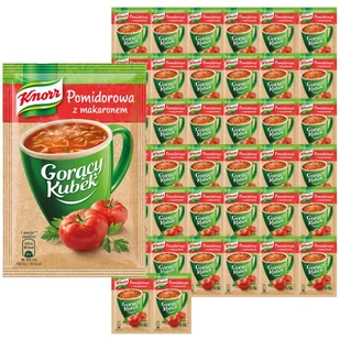 Knorr Gorący Kubek Pomidorowa z makaronem 19 g x 32 sztuki - Dania dla dzieci - miniaturka - grafika 1