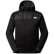 Bluzy sportowe męskie - Męska bluza The North Face Reaxion Fleece F/Z Hoodie - Eu Rozmiar: XL / Kolor: czarny - miniaturka - grafika 1