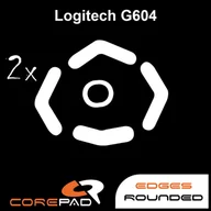 Podkładki pod mysz - 2 x CorePad Ślizgacze Logitech G604 - miniaturka - grafika 1