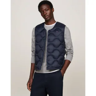 Tommy Hilfiger Puchowy bezrękawnik | Regular Fit - Kamizelki męskie - miniaturka - grafika 1